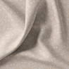 Coated  Cotton CIRCIUM Linen / White